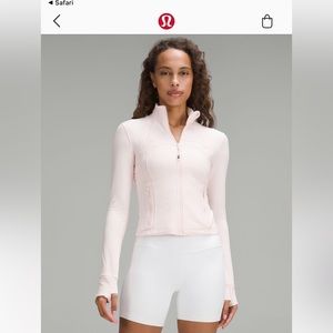 Strawberry Milkshake 🍓Cropped Nulu Define Jacket Lululemon